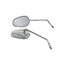 Rectangle Mirror Set with Round Long Stems 34-0392