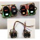 Rocker Style LED Handlebar Switch Kit Black 32-7014