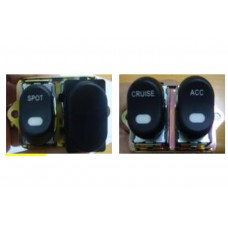 Rocker Style LED Handlebar Switch Kit Black 32-7018