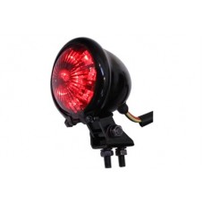 Round LED Tail Lamp with Red Lens 33-1527