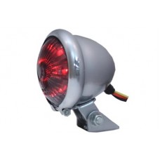 Round LED Tail Lamp with Smoked Lens 33-1528