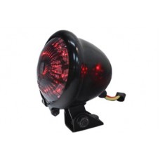 Round LED Tail Lamp with Smoked Lens 33-1529