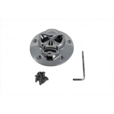 Skull Face Ignition System Cover 5-Hole Chrome 42-0075