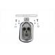Skull Face Tombstone Tail Lamp Clear Lens 33-0205