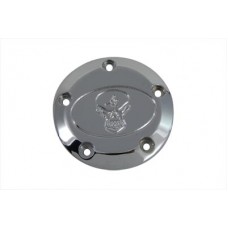 Skull Ignition System Cover 5-Hole Chrome 42-1059