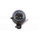 Speedometer Black Plastic Style 2:1 39-0372