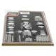 Stock Style Hardware Kit Cadmium 8300 CAD