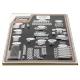Stock Style Hardware Kit, Cadmium 8315 CAD