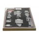 Stock Style Hardware Kit, Cadmium 8321 CAD