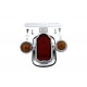Tail Lamp Assembly Tombstone Style with Bullet Lamp 33-0663