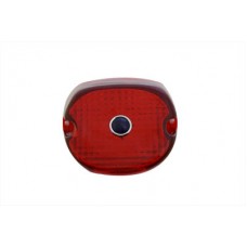 Tail Lamp Lens Laydown Style Red 33-0249