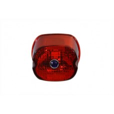 Tail Lamp Lens Laydown Style Red with Blue Dot 33-1160