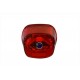 Tail Lamp Lens Laydown Style Red with Blue Dot 33-1166