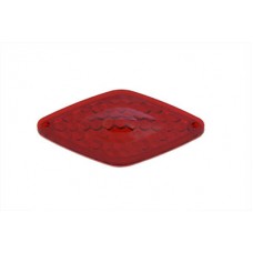 Tail Lamp Lens Only Diamond Style Red 33-2143