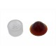 Tail Lamp Lens Set Cone Style Glass Red and Clear 33-2154