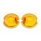 Tail Lamp Lens Set Faceted Amber 33-1139