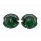 Tail Lamp Lens Set Faceted Green 33-1141