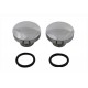 Tall Style Billet Vented and Non-Vented Gas Cap Set 38-0360