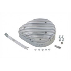 Tear Drop Air Cleaner Kit Finned Chrome 34-0685