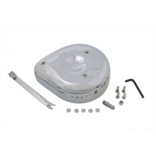 Tear drop Air Cleaner Kit Smooth Chrome 34-0686