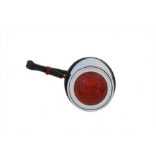 Tear Drop Style Tail Lamp with Red Lens 33-2243