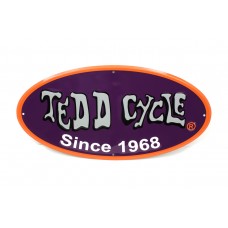 Tedd Cycle Metal Sign 48-0945