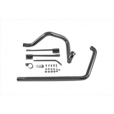 True Dual Exhaust Pipe System Chrome 29-1169