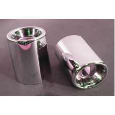 Upper Shock Stud Covers Chrome Tall Style 54-0152