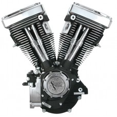 S&S Engine, Assembled, V80, 508 Cam, Wrinkle Black, Cast, 1984-’99 bt 310-0233
