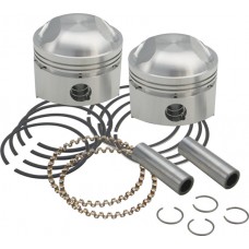 S&S Piston, Set, 3-7/16″, +.010″, HC, .791″ WP 106-5504