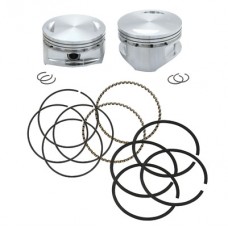 S&S Piston, Set, 4″ x 4-1/4″, +.020″, FD, .792″ WP, HSF, 1984-’99 bt, 1986-2003 xl 92-1402